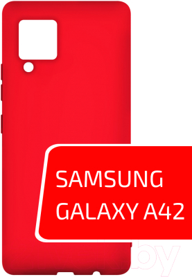 Чехол-накладка Volare Rosso Jam для Galaxy A42 (красный)