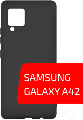 Чехол-накладка Volare Rosso Jam для Galaxy A42 (черный)