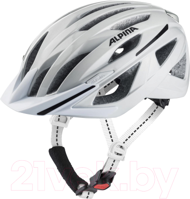 Защитный шлем Alpina Sports Haga / A9742-31 (р-р 55-59, белый глянцевый)