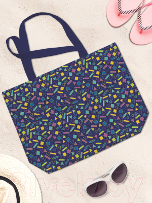 Пляжная сумка JoyArty Маленькие геометрические фигуры / bsz_46757