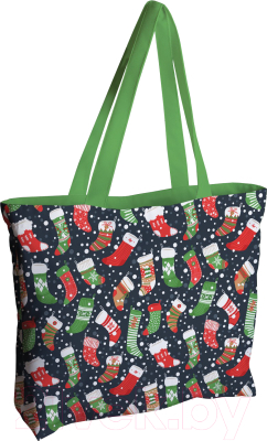 Пляжная сумка JoyArty Носочки для праздничных сладостей / bsz_290632