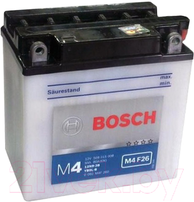 

Мотоаккумулятор Bosch, M4F YB9L-A2 509015008 / 0092M4F260