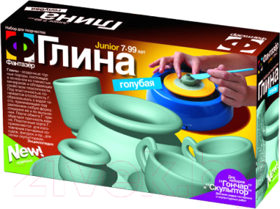 Набор для лепки Фантазер Глина голубая / FN-217011