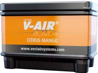Сменный блок для освежителя воздуха Vectair Systems V-Air Solid Plus Цитрус Манго