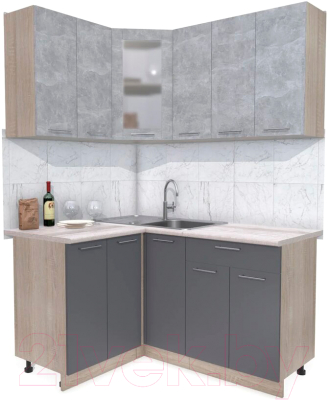 

Готовая кухня Интерлиния, Мила 12x15
