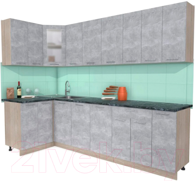 

Готовая кухня Интерлиния, Мила 12x27