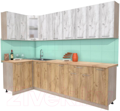 

Готовая кухня Интерлиния, Мила 12x27