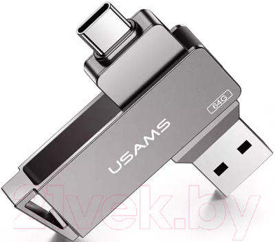 Usb flash накопитель Usams USB 3.0/USB Type-C 16GB / ZB198UP01 (серый)