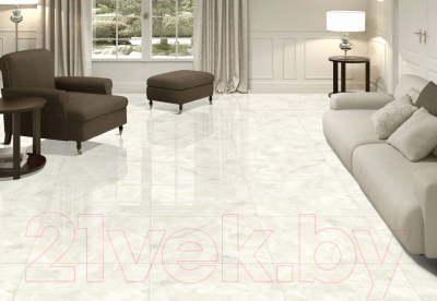 Плитка Netto Gres Onyx White Polished New (600x600)