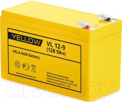 

Батарея для ИБП YELLOW, VL 12-9