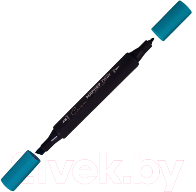 Изображение товара Маркер художественный Сонет Twin / 164125-61 (зелено-синий)