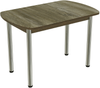 Обеденный стол ВВР Пластиковый 110x70 (сосна пандероса/подстолье прямое ваниль) - 