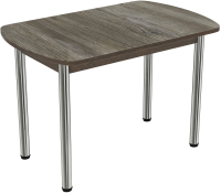 Обеденный стол ВВР Пластиковый 110x70 (сосна пандероса/подстолье прямое серый) - 
