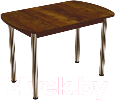 Обеденный стол ВВР Пластиковый 110x70 (трансильвания/подстолье прямое шоколад)