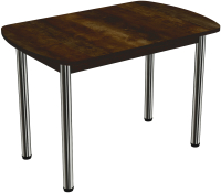 Обеденный стол ВВР Пластиковый 110x70 (трансильвания/подстолье прямое черный) - 
