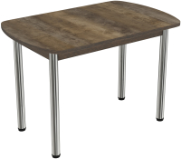 Обеденный стол ВВР Пластиковый 110x70 (трансильвания/подстолье прямое хром) - 