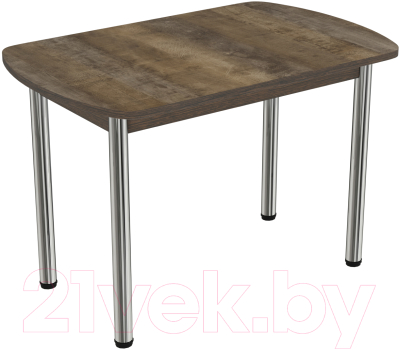 Обеденный стол ВВР Пластиковый 110x70 (трансильвания/подстолье прямое серый)
