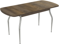 Обеденный стол ВВР Пластиковый раздвижной 110-150x70 (трансильвания/подстолье изогнутое) - 