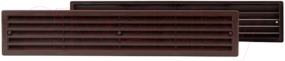 Решетка вентиляционная дверная Groteles VR459B / 50699564