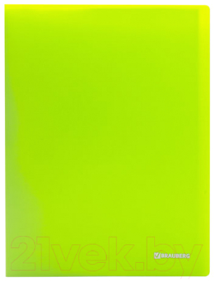Папка для бумаг Brauberg Neon / 227448 (зеленый)