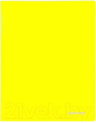 Папка для бумаг Brauberg Neon / 227449 (желтый)