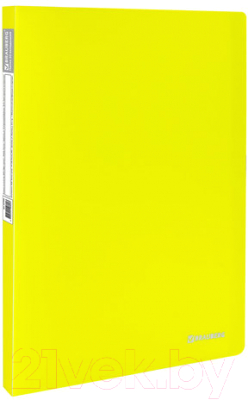 Папка для бумаг Brauberg Neon / 227449 (желтый)