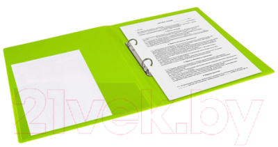 Папка для бумаг Brauberg Neon / 227456 (зеленый)