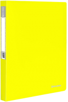 Папка для бумаг Brauberg Neon / 227457 (желтый) - 