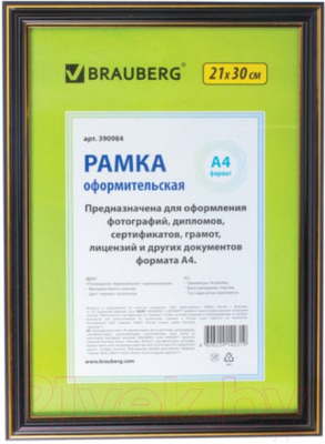 

Рамка Brauberg, HIT3 / 390984