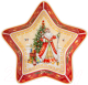Блюдо Lefard Дед Мороз / 85-1747 (красный) - 