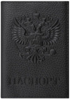 Обложка на паспорт Brauberg Герб / 237198 (черный) - 