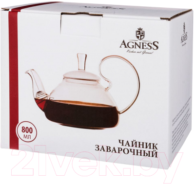Заварочный чайник Agness 250-136