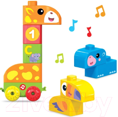 Развивающая игрушка Азбукварик Talky Blocks Чудо-зоопарк / 2761