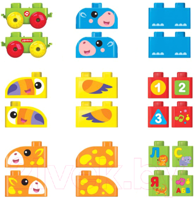 Развивающая игрушка Азбукварик Talky Blocks Чудо-зоопарк / 2761