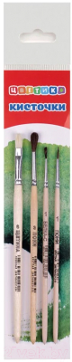 Изображение товара Набор кистей Цветик №9 / 3945222 (4шт)