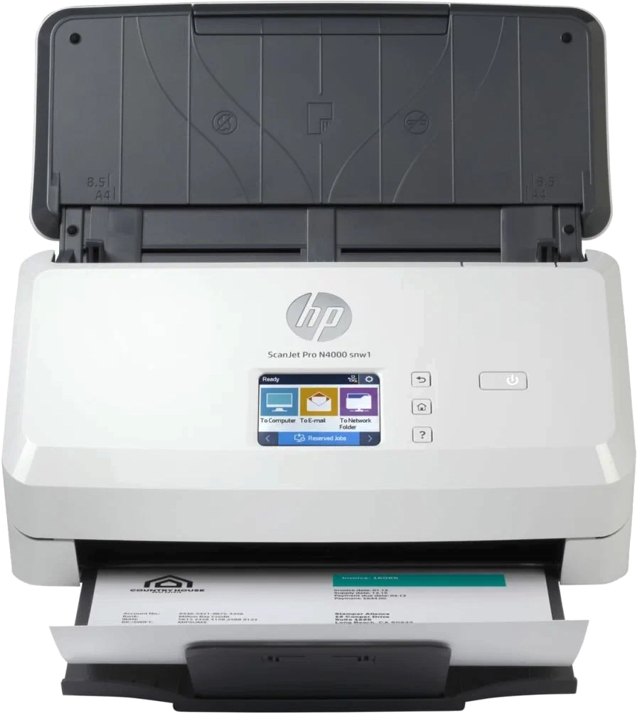 Протяжный сканер HP ScanJet Pro N4000 SNW1 (6FW08A)