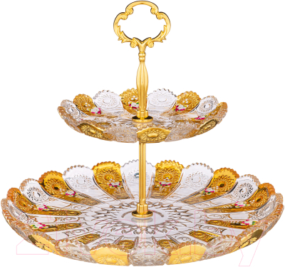 

Ваза-этажерка Lefard, Gold Glass / 195-161