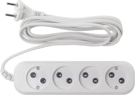 Удлинитель Buro BU-PSL4.3/W (белый)