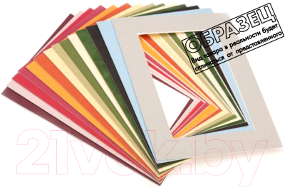 

Паспарту для фоторамок ПАЛИТРА, 9x13 (13x18) / ПУ650