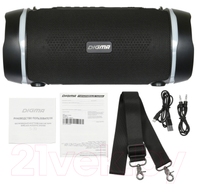 Изображение товара Портативная колонка Digma S-39 (черный)