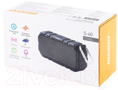 Изображение товара Портативная колонка Digma S-40 (черный)