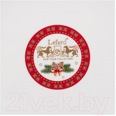Изображение товара Тарелка столовая обеденная Lefard Тройка / 85-1709 (красный)