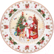 Миниатюра изображения товара Тарелка столовая обеденная Lefard Дед Мороз / 85-1721