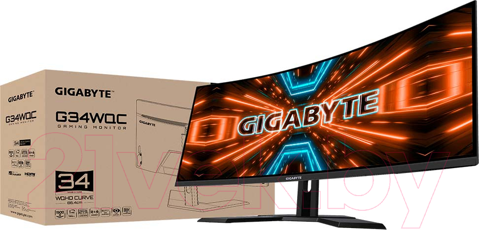 Монитор Gigabyte G34WQC