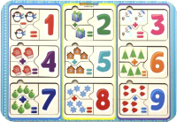 

Развивающая игрушка WoodLand Toys, Вкладыш деревянный Примеры / 091305