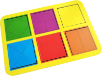 Развивающая игра ToySib Квадраты Никитина 1 уровня 6 квадратов / TS-6001 - 