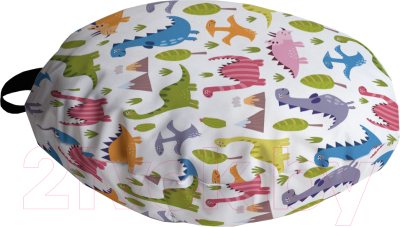 Подушка декоративная JoyArty Цветные динозавры / dsfr_47608