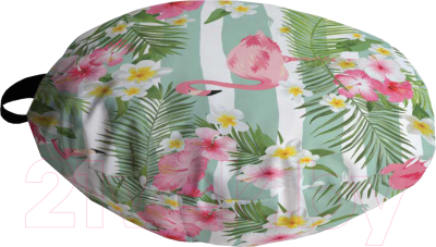Подушка декоративная JoyArty Фламинго с цветами / dsfr_14665