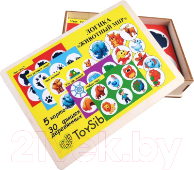 

Развивающая игрушка ToySib, Логика. Животный мир / TS-11003