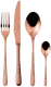 Набор столовых приборов Sambonet Venezia Copper 18/10 PVD / 52765C81 (24пр) - 
